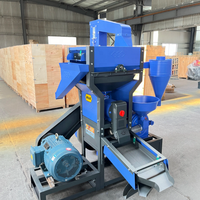 Machine de traitement du riz Paddy : Nettoyeur, Dépierreur, Décortiqueur, Blanchisseur, Broyeur d'aliments, Moulin à riz portable pour ferme rurale et entreprise domestique