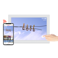 Pro Frameo bingkai foto Digital 10.1 ", bingkai foto Digital cerdas IPS HD 1080P layar sentuh putar otomatis untuk aplikasi video foto