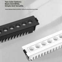 Spot encastré LED moderne à grille, angle réglable, anti-éblouissement, boîtier en aluminium pour chambre, salon, couloir, éclairage d'ambiance