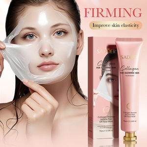 Maschera peel-off al collagene idrolizzato, efficace per ridurre le linee sottili e migliorare l'elasticità della pelle per renderla delicata. - Product Image 1