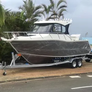 Gospel Boat 25ft Profisher Aluminum Fishing Boat For Family Cruising