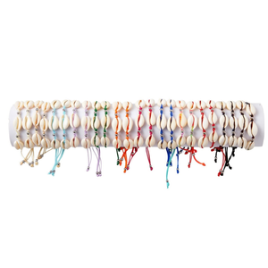 Conjunto de pulseras de cuentas de concha, 24 piezas, joyería de estilo bohemio multicolor para mujeres y niñas, regalo - Product Image 1
