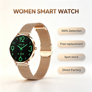 Reloj Inteligente T8MINI Super Delgado para Mujer, con Logotipo Personalizado 2026, Pantalla AMOLED de 1.19'', Llamadas Bluetooth, Monitor de Ritmo Cardíaco, Venta al Por Mayor Directa de Fábrica - Product Image 1