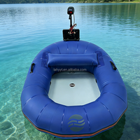 Bateaux gonflables portables Hailebao Easy Storage, kayak en PVC confortable, léger et gonflable pour les jeux aquatiques en plein air