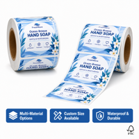 Autocollants imperméables pour bouteilles de détergent, étiquettes personnalisées pour produits chimiques quotidiens, étiquettes adhésives pour bocaux de produits de nettoyage ménager