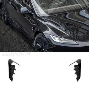 อุปกรณ์เสริมช่องระบายอากาศด้านข้างรถยนต์สำหรับ Tesla Model 3 2024+ ฝาครอบช่องระบายอากาศด้านข้าง ชิ้นส่วนตกแต่ง - Product Image 5