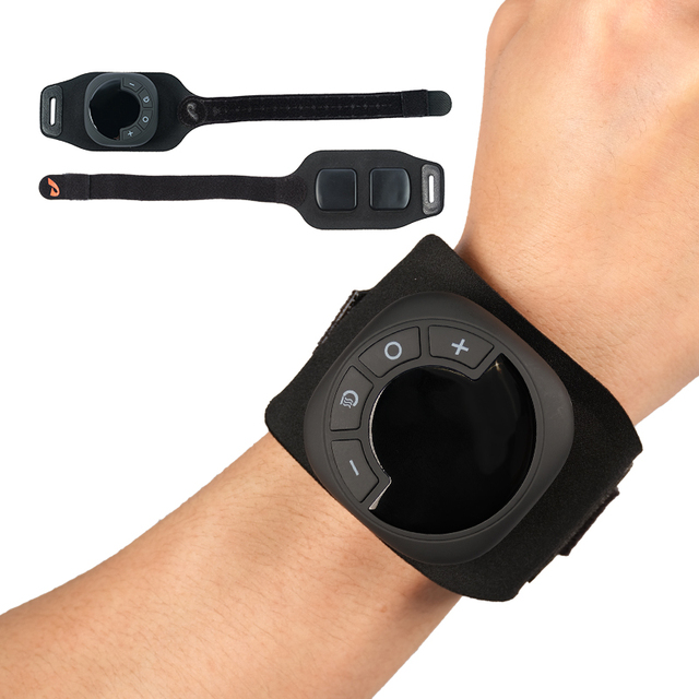 Portable Rechargeable Safety Hand Adjustable Smart Heating Electric Vibration EMS Wrist Massager Band