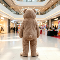 Mascot Factory Vente en gros Grand costume de mascotte ours en peluche dansant pour Promotions, Carnavals, Fêtes, Noël, Cosplay