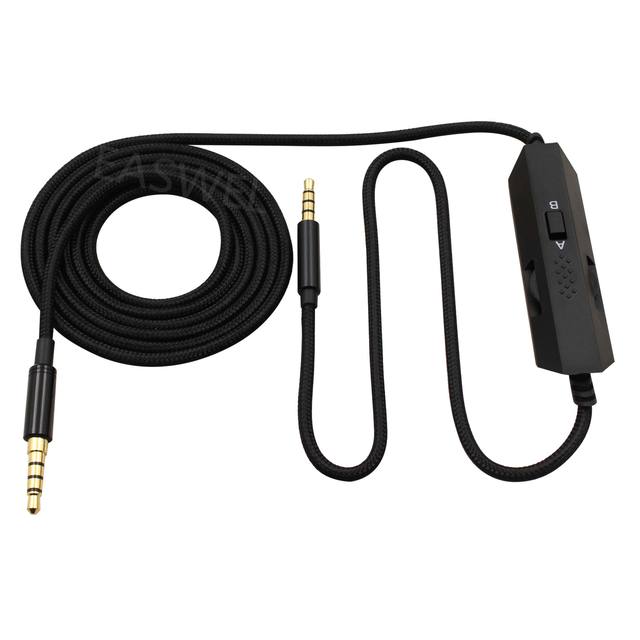 New 3.5MM AUX Cable Jack for Car Computer Headphone Remote Control 3.5MM Audio Cable Jack for Speaker With Microphone