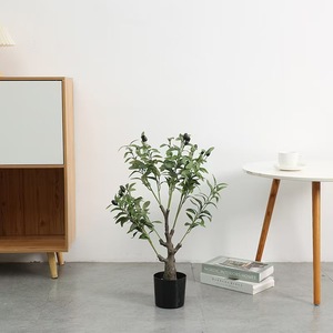 Cây nhân tạo ô liu cây nhân tạo cây nhân tạo trong nhà ngoài trời trang trí chậu cây - Product Image 3