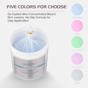 Polvo para decoloración del <span class=keywords><strong>cabello</strong></span> Formulación suave Sin daños en los mechones y raíces del <span class=keywords><strong>cabello</strong></span> - Product Image 3