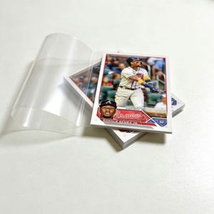 Clear Plastic Trading <b>Card</b> Holders 3 in Size for Collectibles Modern Style Heat Transfer Printing Protection Sleeve - Product Image 4