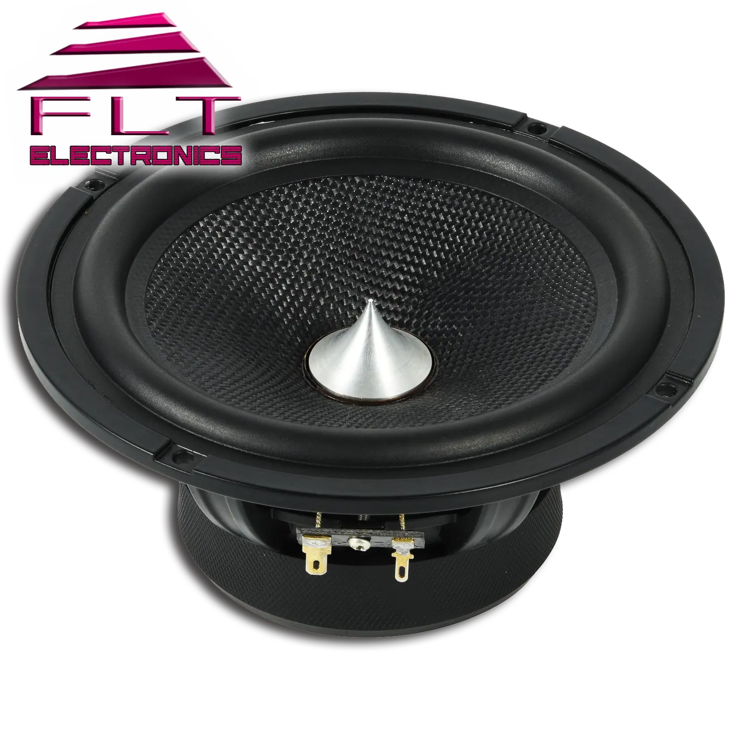 OEM 6.5 ''midwoofer alüminyum mermi karbon koni araba hoparlörü