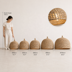 <span class=keywords><strong>Lampe</strong></span> suspendue en rotin tissé à la main, style bohème, <span class=keywords><strong>lampe</strong></span> de plafond naturelle pour cuisine, salle à manger, restaurant, bar, hôtel, éclairage écologique - Product Image 2