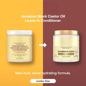 Huile de ricin noire jamaïcaine, après-shampoing sans rinçage en gros - hydratant et fortifiant à base de plantes pour la réparation des cheveux bouclés - Product Image 5