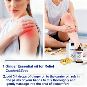 OEM Private Label Manufacturer Low Price Pure Ginger Extract <strong>Oil</strong> Massage <strong>Oil</strong> 100% Natural Ginger Essential Extract - Product Image 3