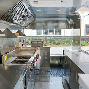 Camions de nourriture mobiles CAMP Chariot à hamburger Remorque de camion de nourriture avec cuisine complète à vendre - Product Image 5