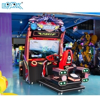 EPARK Arcade Park Vol Top Secret Machine de tir de 65 pouces Avion Machine de jeu vidéo de tir dynamique Centre de divertissement