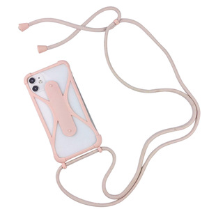 Funda de silicona universal con soporte plegable y correa cruzada para <span class=keywords><strong>iPhone</strong></span> 17 16 15 14 13 Pro Max - Product Image 6