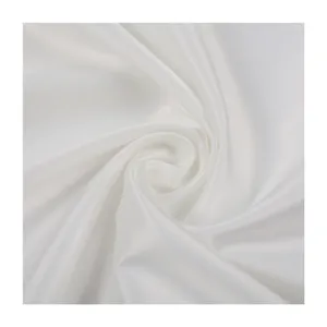 Professional Manufacturer supplier woven polyester 90gsm 50D matt stretch satin fabric for dress