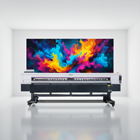 Plotter Impresora Eco-Solvente de Doble Cabezal I3200 de Alta Productividad para Interiores y Exteriores, Nuevo, para Etiquetas, Tarjetas, Tubos, Facturas, Flex, Automático