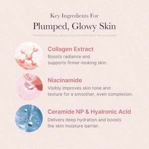 Masque de nuit au collagène 75ml + Crème gelée au collagène 110ml Ensemble raffermissant anti-âge pour le visage - Product Image 6