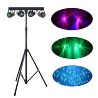 Lumières de bar DJ RGBW 4 en 1 LED PARTY BAR Kaleido Kit Système d'éclairage Disco Par Can Set Stand