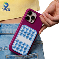 Deson Neuer Handy-Saugnapfhalter Magnetischer Quadratischer Klebender Spiegel-Handy-Saugnapf