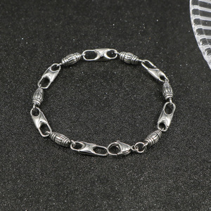 Stainless Steel Fashion <b>Bracelet</b> 21Cm Geometric Design Couple Accessory CE378 - Product Image 3