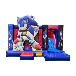 Gorila inflable al aire libre Casa de rebote con tobogán niños Sonic <span class=keywords><strong>Castillo</strong></span> hinchable el erizo <span class=keywords><strong>Castillo</strong></span> de salto inflable Jumper - Product Image 1