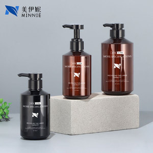Botella de champú Minnie de 300ml 500ml con dispensador de bomba para cuidado del cabello, loción corporal y uso en viajes - Product Image 1