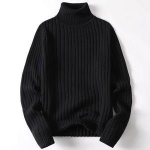 <span class=keywords><strong>Maglione</strong></span> da <span class=keywords><strong>Uomo</strong></span> <span class=keywords><strong>Slim</strong></span>-<span class=keywords><strong>Fit</strong></span> Invernale Caldo e Spesso in Maglia, Tinta Unita, in Poliestere, Traspirante - Product Image 3