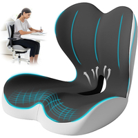 Siège de voiture ergonomique personnalisé, chaise de bureau, soutien lombaire en mousse à mémoire de forme, dossier et coussin orthopédique pour soulager la colonne vertébrale