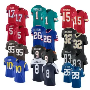 READY TO SHIP Football Jerseys 2023 New Season US America 32 Teams Top Quality Stitched Men's Custom Football Jerseys