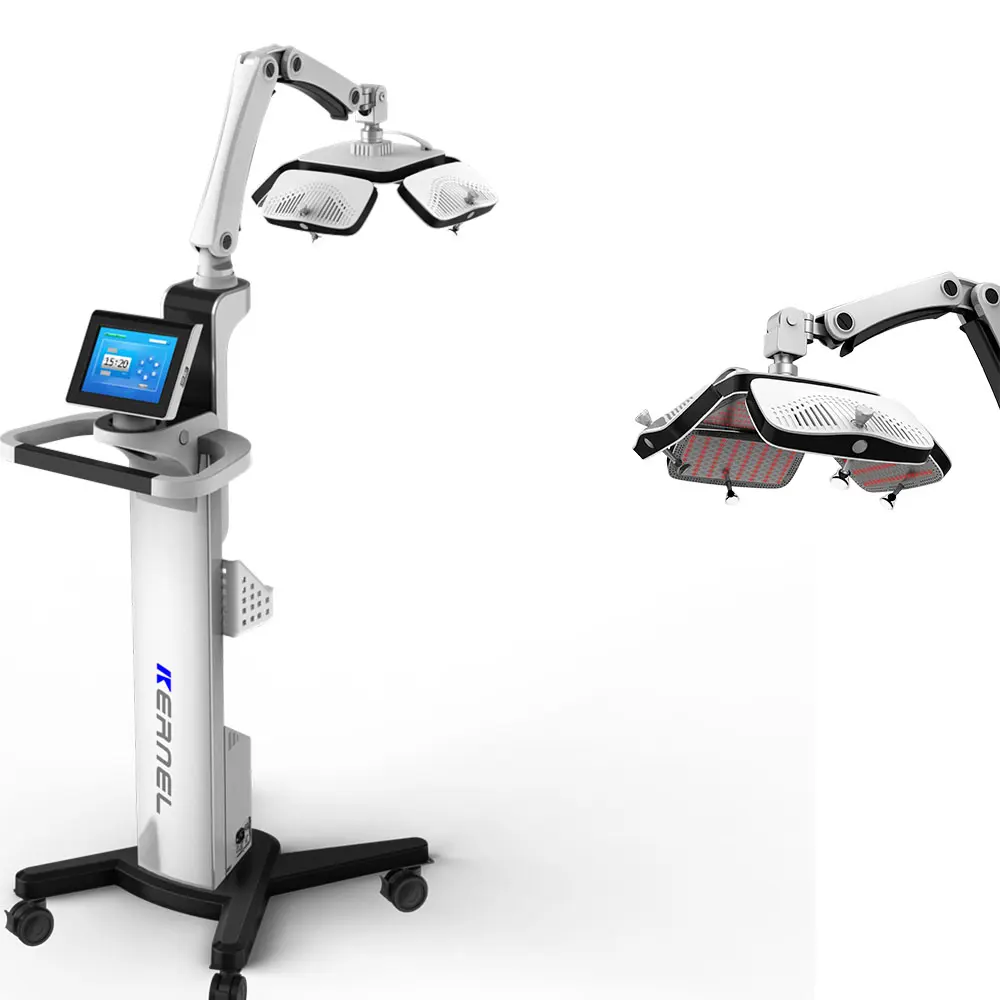 Kernel KN-8000A 650nm Diodo Laser Crescimento do cabelo LED Máquina de tratamento de perda de cabelo Equipamento de Transplante de Cabelo