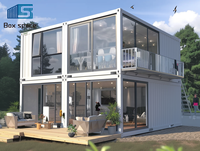 BOX SPACE petite maison conteneur maison 20 pieds anti ouragan meilleures maisons conteneur avec isolation en laine de roche et disposition personnalisée
