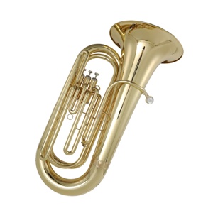 <span class=keywords><strong>Tuba</strong></span> SEASOUND OEM de haute qualité JYTU0737 Bb, surface laquée or, corps en laiton jaune, pistons en acier inoxydable - Product Image 1