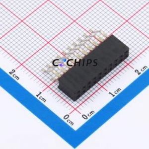 HX PM2.0-2x10P WT Pin Socket SMD,P=2mm,Horizontal Mount Connector ( Jack Structure: 2x10P )( Pitch: 2mm )( Row Spacing: 2mm ) - Product Image 1