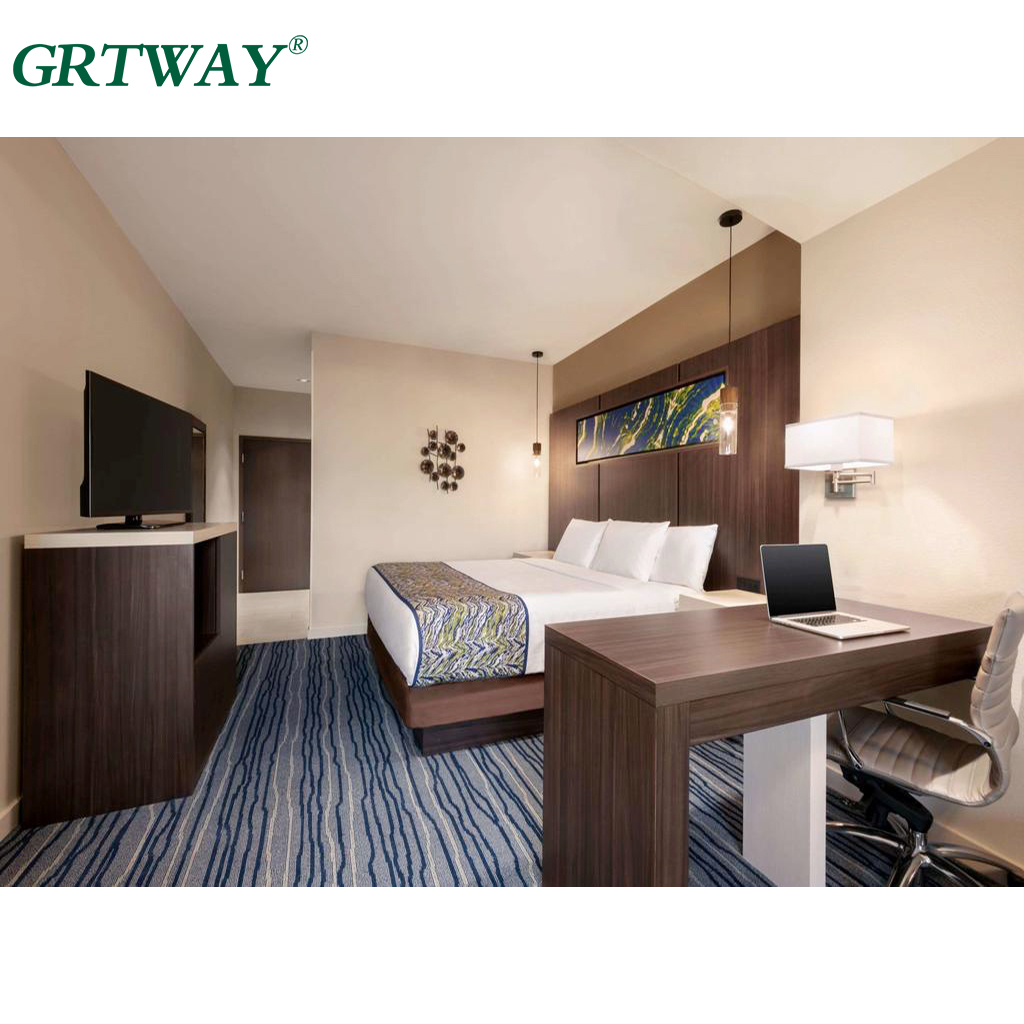 GRT6003 Hotel Bedroom Sets King Size Furniture Modern Hotel La Quinta Custom Made Hotel Furniture