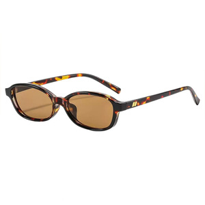Gafas de sol rectangulares retro con montura completa UV400 unisex para adultos con protección solar - Product Image 4