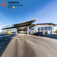 Bâtiment préfabriqué en structure métallique lourde, moderne, à plusieurs étages, pour bureaux et entrepôts/garages, à vendre