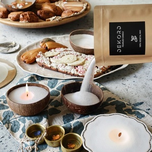 Lilin Pasir Mutiara Berbahan Dasar Nabati, Lilin Pasir Kelapa Sawit untuk Dekorasi Pernikahan - Product Image 4