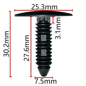 Pasokan Pabrik Semua Jenis Paku Keling Tipe Barb untuk Mobil, Paku Keling Plafon Mobil, Paku Keling Universal 063371 - Product Image 3