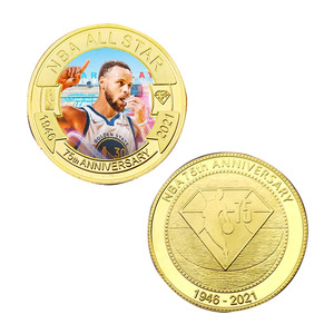 ชุดสะสมเหรียญตำนาน NBA สเตฟ เคอร์รี เหรียญชุบทอง ของที่ระลึกนักบาสเกตบอล ของขวัญสโมสรกีฬา - Product Image 6