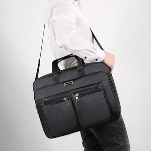 15.6 Inch Portable Black Tote Shoulder Business Laptop <b>Bag</b> Men Women Office Notebook <b>Computer</b> Waterproof Durable Laptop <b>Bag</b> - Product Image 6