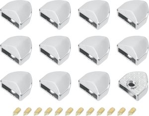 Embouts de boucle de ceinture Pentagon, embouts de fermeture éclair pour sangle, boucles à clip avec vis pour la couture DIY, la confection de sacs et la réparation de ceintures - Product Image 1