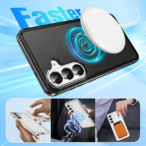 Capas de Telefone Novas com Glitter para Samsung S26 Plus <span class=keywords><strong>Design</strong></span> Luxuoso Epóxi Magnético Anti Choque para <span class=keywords><strong>Galaxy</strong></span> S24 S25 S26 Ultra - Product Image 3