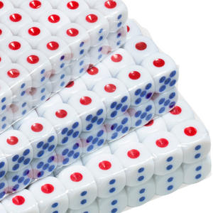 יצרן סיטונאי רונה מותאם אישית ייחודי לוגו קזינו שולחן בידור משחקים מתגלגל 6 צדדי קוביות סט dnd קוביות אקריליק - Product Image 2