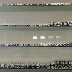 4040 personalizzato di fabbrica 4080 6000 serie profili in alluminio nero per elettroforesi da Champagne industria T Slot V taglio servizio - Product Image 6