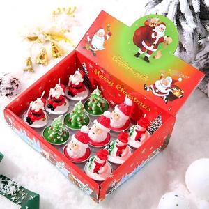 DAMAI <b>Boxed</b> Figure Tealight Multiple Xmas Design Mini Fragrance Candle for Home Xmas <b>Party</b> Decoration Christmas Scented Candle - Product Image 3